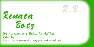 renata botz business card
